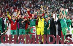 منتخب الجزائر يُتوج بطلاً للعرب في قطر