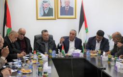 لقاء حسين الشيخ بأقاليم قطاع غزة