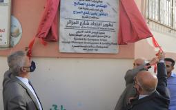 بلدية غزة تفتتح مشروع تطوير امتداد شارع الجزائر غرب المدينة
