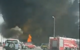 حريق أمغرة في الكويت