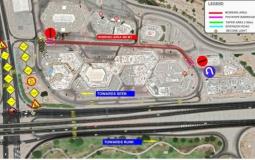 بلدية مسقط تصدر بيانا مهما حول إغلاق طرق بمنطقة القرم التجارية