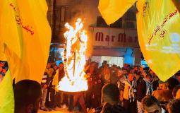 إيقاد شعلة إنطلاقة حركة فتح في مختلف محافظات الضفة الغربية