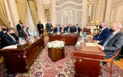 الاجتماع الوزاري السداسي الذي عقد في مصر لبحث القضية الفلسطينية
