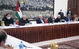 لقاء الرئيس عباس بوفد قيادة فتح في قطاع غزة