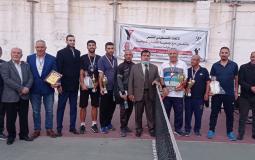 اتحاد التنس الأرضي يكرم الفائزين ببطولة الراحل "موسى سابا" بجمعية الشبان بغزة