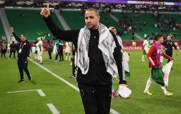 مدرب منتخب الجزائر يهدي لقب كأس العرب إلى سكان غزة