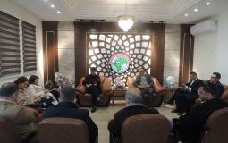 جمعية رجال الأعمال تبحث مع الـ UNOPSتسهيل دخول المواد الخام لغزة