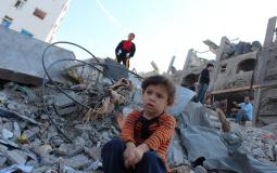 من آثار الدمار على قطاع غزة - ارشيف