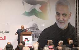 إحياء الذكرى الثانية لإغتيال قاسم سليماني في غزة