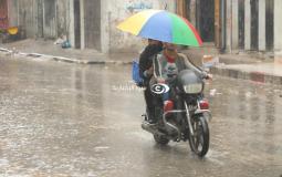 طقس فلسطين - أمطار غزة