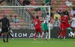 من مباراة السعودية وعمان اليوم