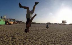 رياضة الجمباز في غزة - ارشيف