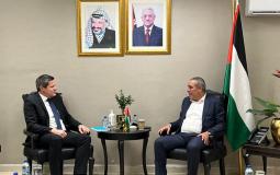 تفاصيل لقاء حسين الشيخ مع ممثل سويسرا لدى دولة فلسطين
