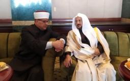 لقاء وزير الأوقاف الفلسطيني ونظيره السعودي في القاهرة