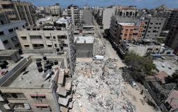 آثار العدوان الإسرائيلي على غزة 2021