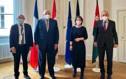 وزراء خارجية مصر وفرنسا وألمانيا والأردن