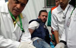 المصور الصحفي محمد الثلاثيني أصيب مرة برصاص إسرائيلي