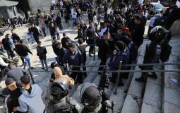 إصابات واعتقالات خلال قمع الاحتلال احتفالية "الإسراء والمعراج" في القدس