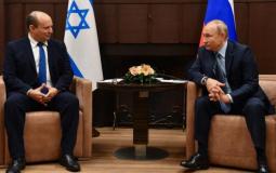 الرئيسان الروسي والاسرائيلي - ارشيف