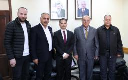 وزير التعليم العالي مع ممثل قبرص في فلسطين