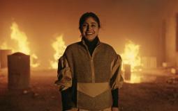 شجون الهاجري في مشهد من مشاهد مسلسل بيبي