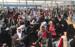 إحياء فعالية ذكرى يوم الأرض بمنطقة ملكة شرق غزة