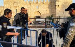 عناصر الشرطة الاسرائيلية في المسجد الأقصى - توضيحية