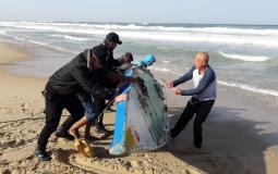 الشرطة البحرية تنقذ صيادين شمال غزة