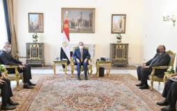 لقاء الرئيس المصري "السيسي" مع مفوض الأونروا في القاهرة