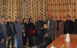 الديمقراطية تستقبل وفداً قيادياً من التحرير الفلسطينية للتهنئة بالانطلاقة الـ53