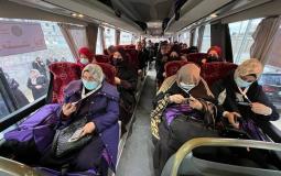 مغادرة الفوج الأول من معتمري غزة