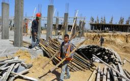 مشاريع البناء في غزة معرضة لخطر التوقف الاجباري