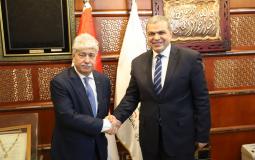 اجتماع وزير التنمية الاجتماعية الفلسطيني مع وزير القوى العاملة المصري