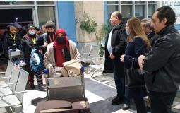 القنصل الفلسطيني تستقبل معتمري قطاع غزة في مطار القاهرة