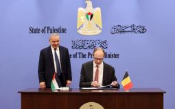 بلجيكا توقع على برنامج التعاون مع الحكومة الفلسطينية