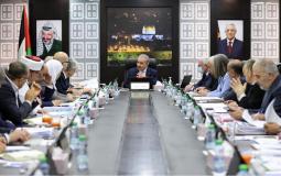 جلسة مجلس الوزراء الفلسطيني اليوم