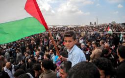 مسيرات يوم الارض في غزة