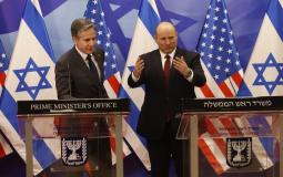 رئيس الوزراء الإسرائيلي نفتالي بينيت ونظيره الأمريكي بلينكن