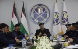 اجتماع قيادة الشرطة في قطاع غزة