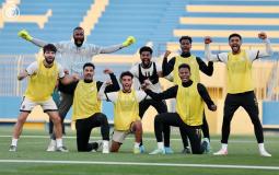 صورة من تدريبات فريق النصر
