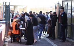 جانب من عملية التصويت للانتخابات المحلية "المرحلة الثانية" في مدينة بيت لحم