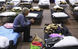 جانب من آثار المعارك في أوكرانيا