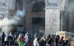 اعتداءات الاحتلال اليوم في المسجد الأقصى