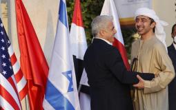 وزير الخارجية الإسرائيلي ونظيره الإماراتي