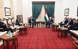 لقاء الرئيس عباس بمبعوث الاتحاد الأوروبي للسلام في الشرق الأوسط