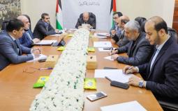 اجتماع لجنة متابعة العمل الحكومي في غزة