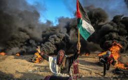 من مسيرات العودة على حدود غزة - أرشيف