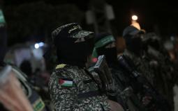 مسير عسكري مشترك لكتائب القسام وسرايا القدس شمال غزة