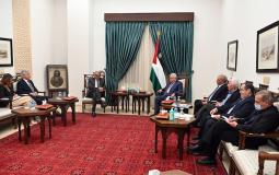 تفاصيل اجتماع الرئيس عباس مع وينسلاند في رام الله