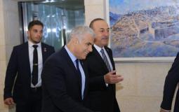 وزير الخارجية التركي ونظيره الإسرائيلي